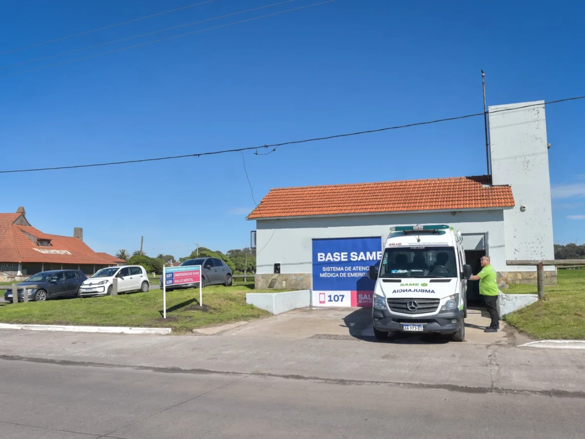 La Municipalidad inauguró una nueva base del SAME en Parque Camet